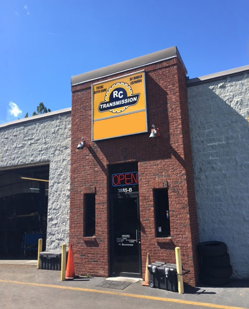 Front side of the shop